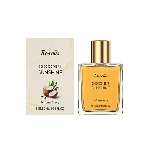 Coconut Sunshine Αρωματικό Σπρέι Μακράς Διαρκείας Αναζωογονητικό Σπρέι Σώματος Για Καθημερινά Ραντεβού Αιθέρια Έλαια Γυάλινο Μπουκάλι Αποσμητικό Χώρου