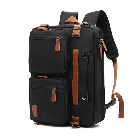 Large Capacity Laptop Backpack For Men Business Travel Computer Bag Multi-functional Waterproof Oxford Cloth Handbag School Backpack