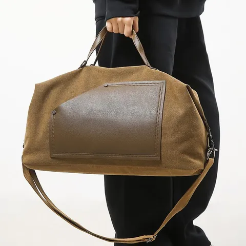 Grand Capacité Sac à Dos Casual en Denim Mode Tendance Voyage Bagage Sac Bandoulière pour Unisexe