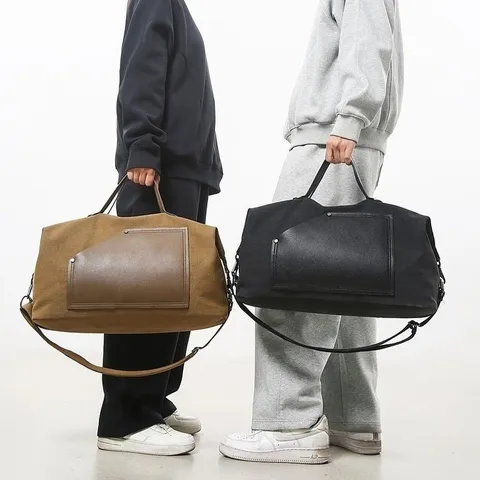 Grand Capacité Sac à Dos Casual en Denim Mode Tendance Voyage Bagage Sac Bandoulière pour Unisexe