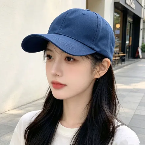 Casquette de Baseball Unie en Coton Polyester Unisexe Minimaliste Protection Solaire Sport Hommes Femmes