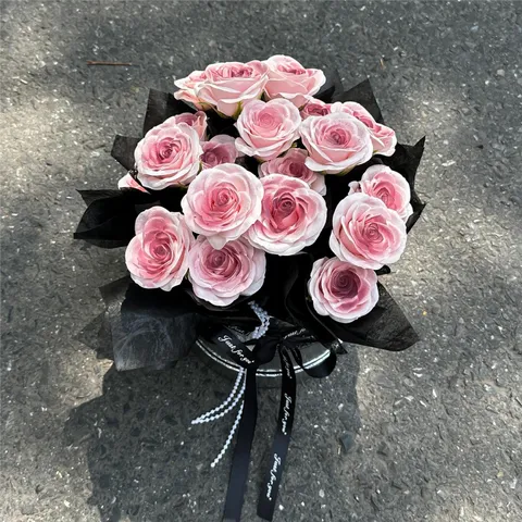 Artificial Rose Soap Flower Bouquet Gift Box Valentine Day Present Home Decor