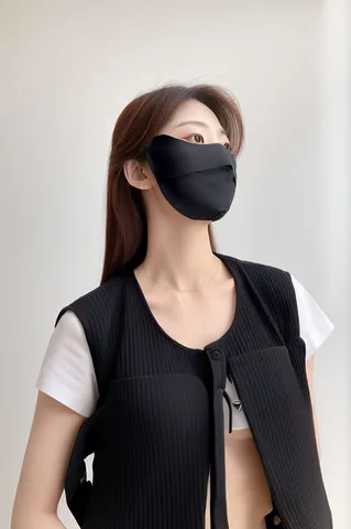 Womens Ice Silk Sun Protection Mask UV Blocking Breathable Anti UV Face Cover Seamless Cooling Mask For Outdoor Cycling