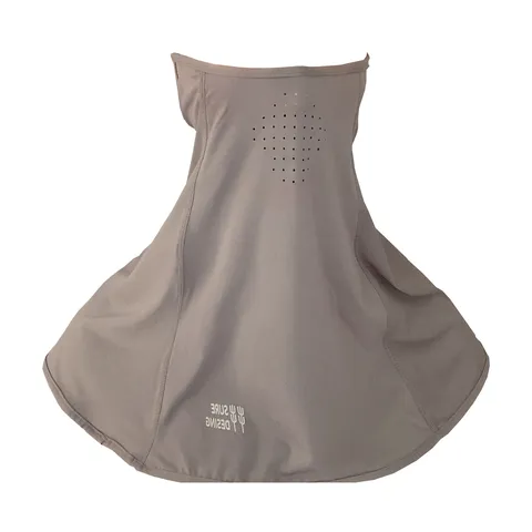 Ice Silk Sun Protection Mask Full Face Neck Shield UV Protection Breathable Outdoor Cycling Face Cover For Women