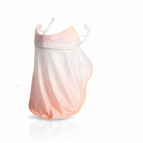 Masque de Protection Solaire Visage Complet Anti-UV pour Femme Soie Glacée Respirant Extérieur Cyclisme Couverture de Cou Été