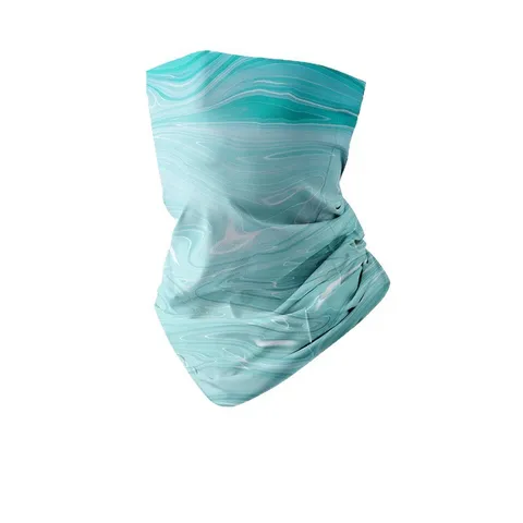 Masque de Cyclisme en Nylon de Soie de Glace Bandana Sans Couture Protection Solaire Couvre-Chef Magique Cache-Col pour Moto Plein Air Pêche Unisex