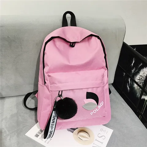Leichter Segeltuch Rucksack Für Schüler Lässige Reisetasche Minimalistischer Einfarbiger Rucksack Für Herren Damen Teens