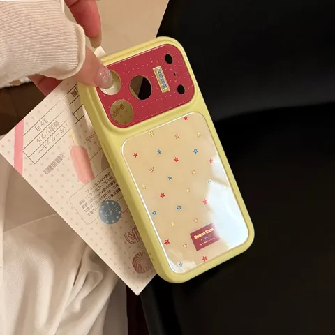 American Retro Star Pattern Phone Case TPU PC Shockproof Protective Cover For iPhone 17 16 15 14 13 Pro Max Gilded Shell