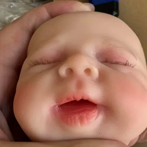 Realistic 12 Inch Solid Silicone Reborn Baby Doll Simulation Sleeping Newborn Doll Waterproof Bathtub Toy Collection Gift