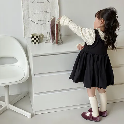 Damen Kinder Wadenstrümpfe Feine Gerippte Streifen Hochelastische Baumwolle Lässige Alltags Socken Familie Passende Strumpfwaren