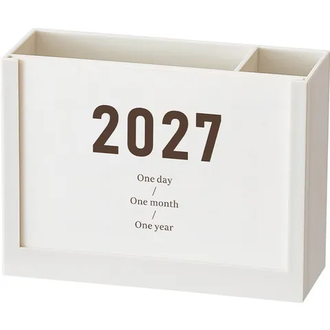Moderner Plastik Schreibtisch Organizer Stifthalter Kalender Duo Combo Wochenplaner Notiz Desktop Aufbewahrungsbox Für Büro Schule Zuhause