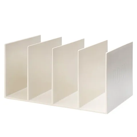 Desktop Plastic Bookend Large Capacity Book Storage Rack Multi Grid Desktop File Organizer Office School Stationery Book Holder