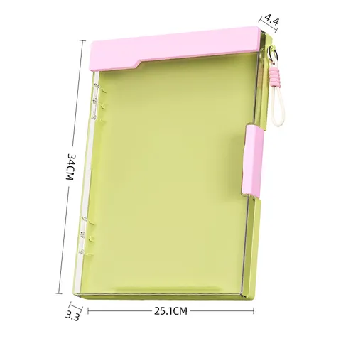 Scatola Portadocumenti Trasparente Portatile Portadocumenti in Plastica Custodia per Organizzatore Multifunzionale Porta Archivio Cartaceo Con Coperchio a Maniglia