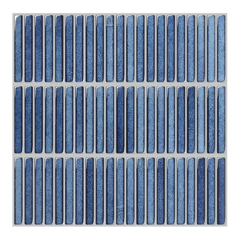 Adesivo per Piastrelle 3D Peel and Stick Impermeabile Antiolio Autoadesivo PET Mosaico Decorazione Parete per Cucina Bagno Sfondo