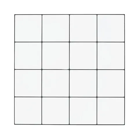 Adesivi Murali 3D Moderni e Minimalisti Bianchi a Griglia Geometrica Adesivi per Piastrelle in PET Autoadesivi Impermeabili e Resistenti all'Olio per Decorazione Casa Bagno Cucina
