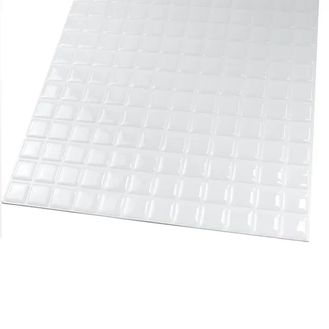 Moderno Adesivo Murale Mosaico 3D Autoadesivo Impermeabile Antiolio Piastrelle PET per Cucina Bagno Rinnovamento Pareti Casa