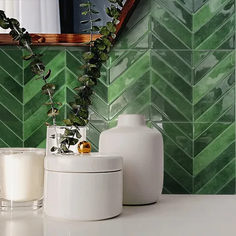 Piastrelle Adesive 3D a Lisca di Pesce in PU PET Impermeabili Resistenti all'Olio Adesivo Murale Autoadesivo per Decorazione Cucina Bagno