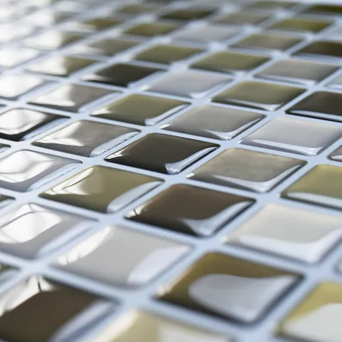 Adesivo Da Parete Mosaico Impermeabile Epossidica 3D Autoadesivo Per Cucina Bagno Decorazione Parete Piastrelle