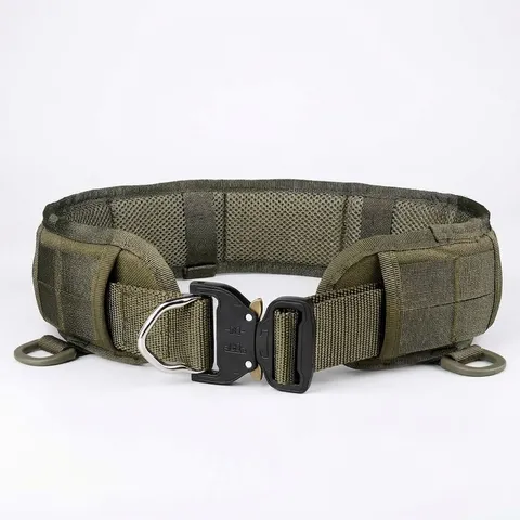 Herren Taktischer Gürtel Schnellverschluss Zinklegierung Cobra Schnalle Polyester Gurtband Militär Outdoor Gürtel Mit MOLLE System