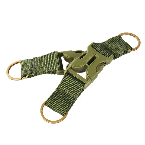 Taktischer Metall Karabiner D-Ring Schlüsselanhänger Gurtband Rucksack Hängeschnalle Schnellverschluss Haken Für Outdoor Camping Wandern