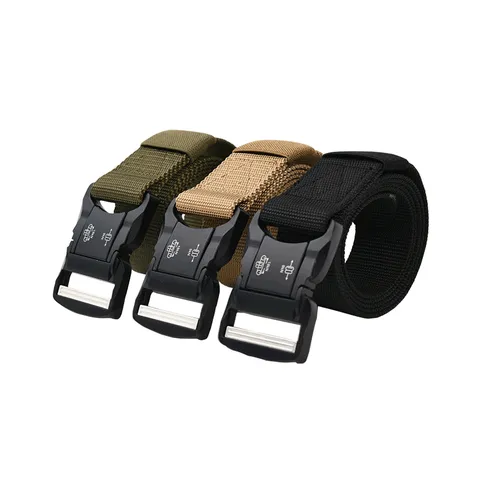 Herren Taktischer Gürtel Schnellspanner Legierung Schnalle Nylon Multifunktional Outdoor Training Hüftgurt Casual Heavy Duty Gürtel