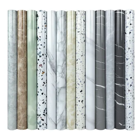 Adhesivo de Pared Impermeable A Prueba de Aceite Papel Tapiz de PVC Autoadhesivo Rollo de Renovación de Cocina Decoración del Hogar