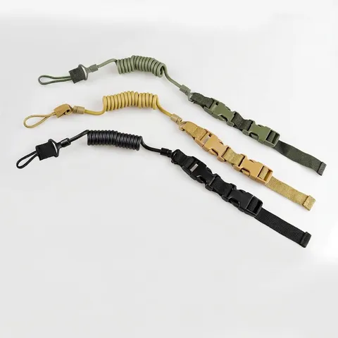 Multifunctioneel Tactisch Lanyard Zware Kwaliteit Veer Veiligheidstouw Anti Verlies Outdoor Sleutelhanger Voor Gereedschap