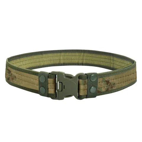 Taktischer Gürtel Outdoor Camping Bergsteigen Training Segeltuch Gürtel Schnellspanner Kunststoff Schnalle Sport Taillengürtel