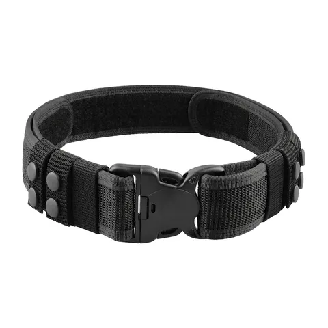 Heavy Duty Double Layer Tactical Belt Set Outdoor Polypropylene Webbing Belt With POM Buckle For Combat Training Men