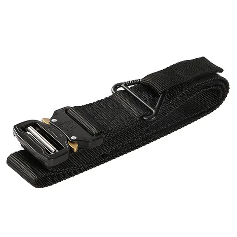 Herren Taktischer Gürtel Schnellverschluss Metallschnalle Strapazierfähiges Imitation Nylon Gurtband Gürtel Für Outdoor Sport