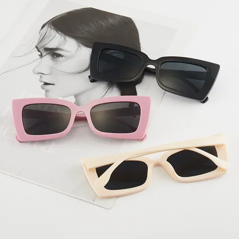 Retro Quadratischer Rahmen Sonnenbrille Für Damen Herren Mode Farbblock UV-Schutz Outdoor Sonnenbrille Vintage Street Fotografie Brillen