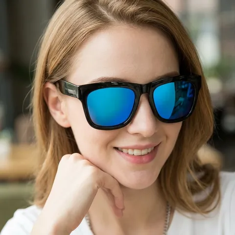 Retro Oversized Square Sunglasses For Women Men Vintage Large Frame Fashion Eyewear UV Protection Trendy Street Style Sunglasses