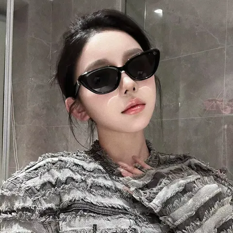 Retro Cat Eye Sunglasses Women Men Trendy GM Style PC Frame AC Lens UV Protection Square Fashion Sun Glasses