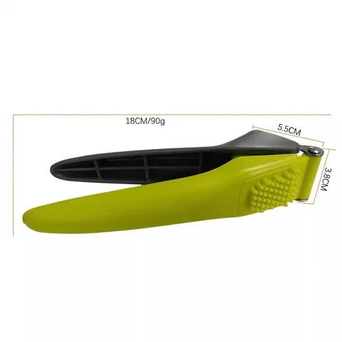 Manual Garlic Press Stainless Steel Mincer Crusher Plastic Ergonomic Handle Kitchen Grater Squeezer Cooking Tool Gadget