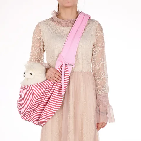 Bolso de Hombro para Mascotas Ajustable Transpirable para Perros Pequeños Gatos Portátil Suave Transportín para Cachorros