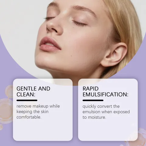 Viareline Cleansing Oil For Face Gentle Deep Pore Cleaning Makeup Remover Skin Refreshing Non Greasy Nourishing Skincare