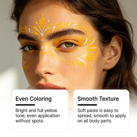Portable Face And Body Paint Stick Silky Smooth Cosmetic Stick For Party Festival Halloween Makeup Vibrant Color Body Painting Tool