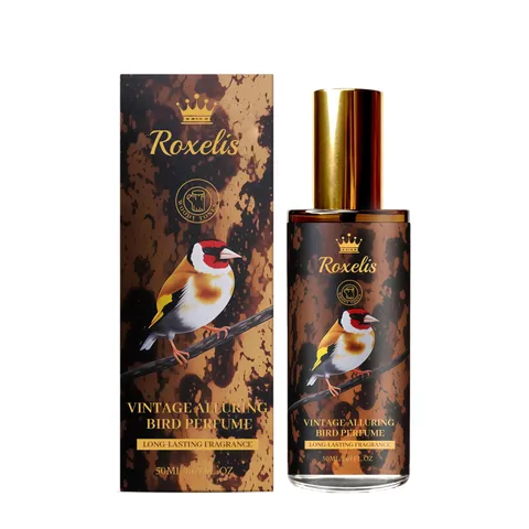 Roxelis Vintage Alluring Bird Profumo Ambra Legnoso Fragranza Lunga Durata Capelli e Corpo Applicabile Flacone in Vetro Spray