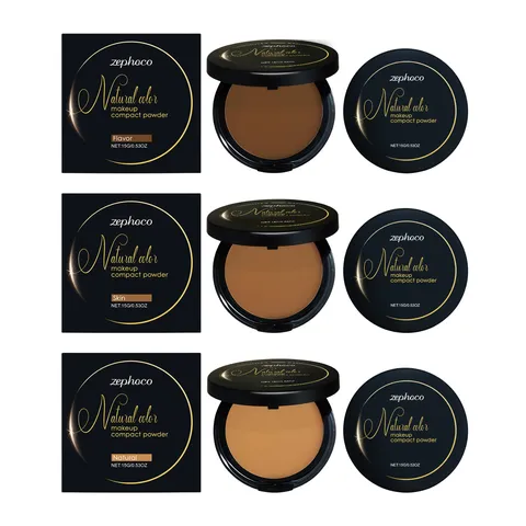Ölkontrolle Kompaktpuder Mattes Finish Langanhaltendes Gesicht Make-up Wasserdichtes Fixierpuder Für Makellose Haut