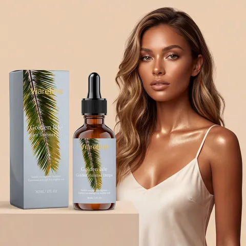 Huile essentielle chatoyante pour le corps bronze gouttes scintillantes huile de soin corporelle liquide hydratante