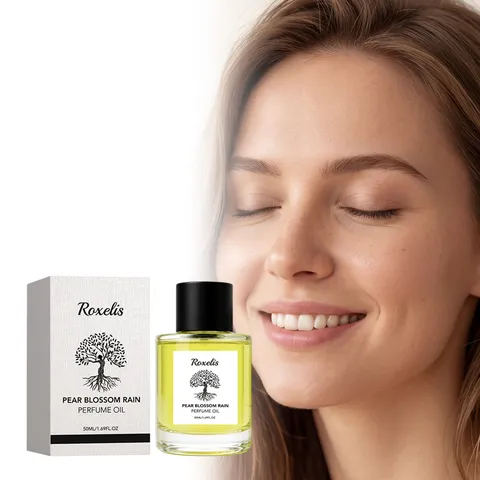 Fresh Pear Blossom Rain Perfume Oil Clean Natural Long Lasting Elegant Fragrance Glass Spray Bottle For Dating Commute Unisex