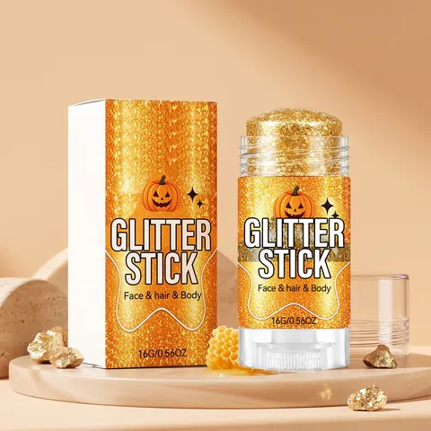 Oro Glitter Stick Cremoso Shimmer Illuminante Per Viso Corpo Capelli Halloween Festa Festival Donna Trucco Cosmetico
