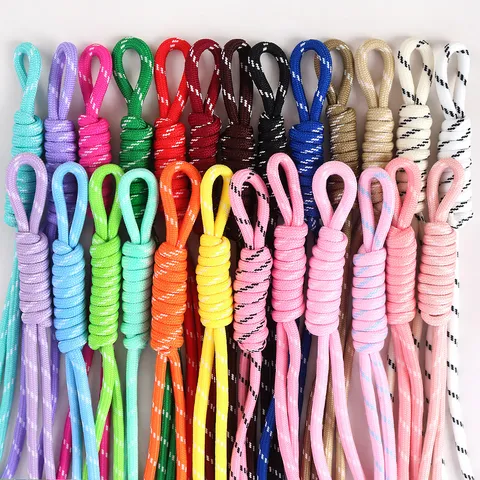 Porte-clés en Corde de Nylon Tressée à la Main Dragonne de Téléphone pour Décoration de Sac Accessoires DIY Style Doux et Cool