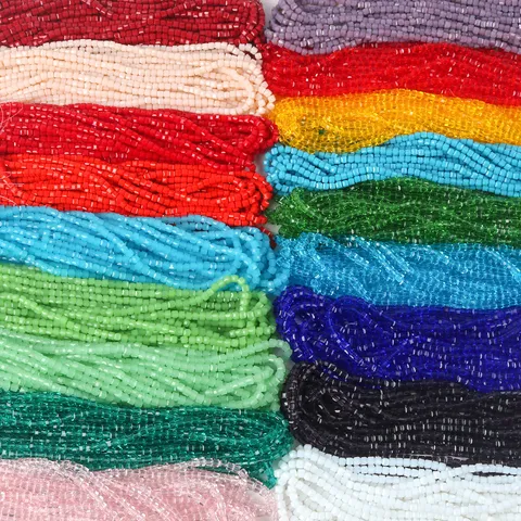 Faceted Glass Crystal Cube Beads Faceted Square Spacer Beads For DIY Jewelry Making Strands