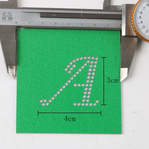 DIY Rhinestone Hot Fix Transfer Template Letters And Numbers Crystal Rhinestone Template For Clothing Craft