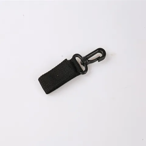 Portachiavi in Nastro di Nylon Multifunzionale da Esterno Moschettone in Plastica Clip per Cintura
