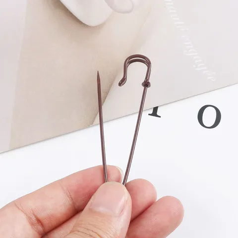 Colorful Large Safety Pins Alloy Baking Finish Decorative Pins For DIY Craft Shawl Sweater Brooch Garment Trims And Notions