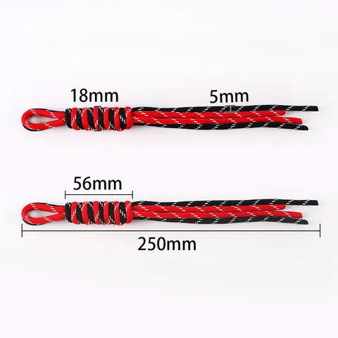 Handmade Woven Acrylic Phone Lanyard Double Strand Roman Knot DIY Keychain Bag Ornament Braided Rope Mobile Decoration