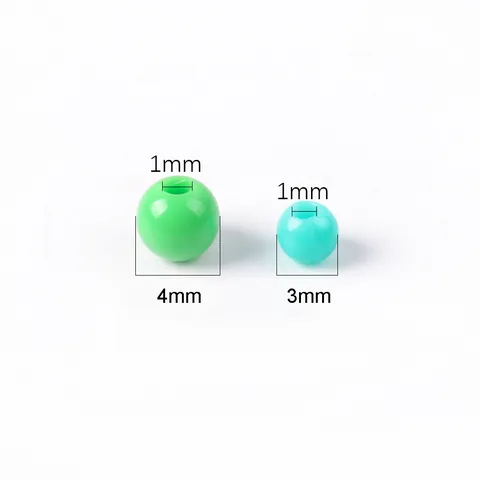 Perles Rondes Solides en Acrylique Pour Matériaux de Fabrication de Bijoux DIY Petites Perles en Vrac Électroplaquées Pour Bracelet Collier Artisanat