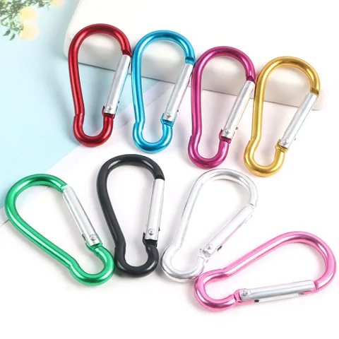 Aluminum Alloy Carabiner Snap Hook Mini Gourd Spring Clip For Outdoor Backpack Water Bottle